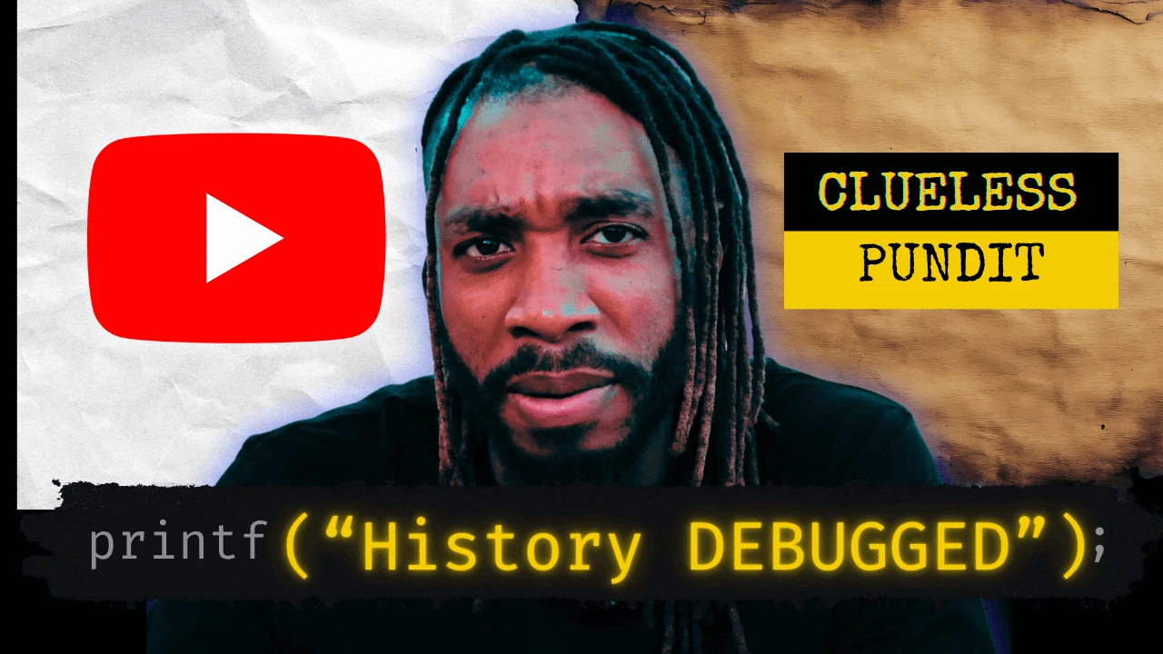 Clueless Pundit computer history library artwork